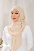 (AS-IS) ALUN Long Shawl in Light Sand